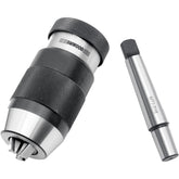 Super Heavy Duty 5/8" Keyless Drill Chuck with MT2 Shank for Woodlathe and Pillar drills